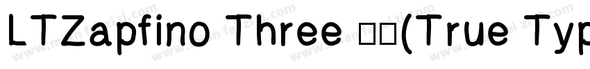 LTZapfino Three 常规(True Type)字体转换